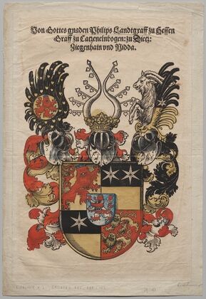 Coat of Arms of Philip, Landgrave of Hesse (1546)