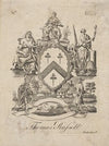 Coat of Arms with Thomas Russell inscribed below