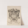 Coat of Arms with William Smith, Esq. inscribed below by Joseph Callender
