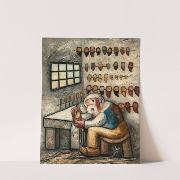 Cobbler – Le Sabotier (1930) by Tadeusz Makowski
