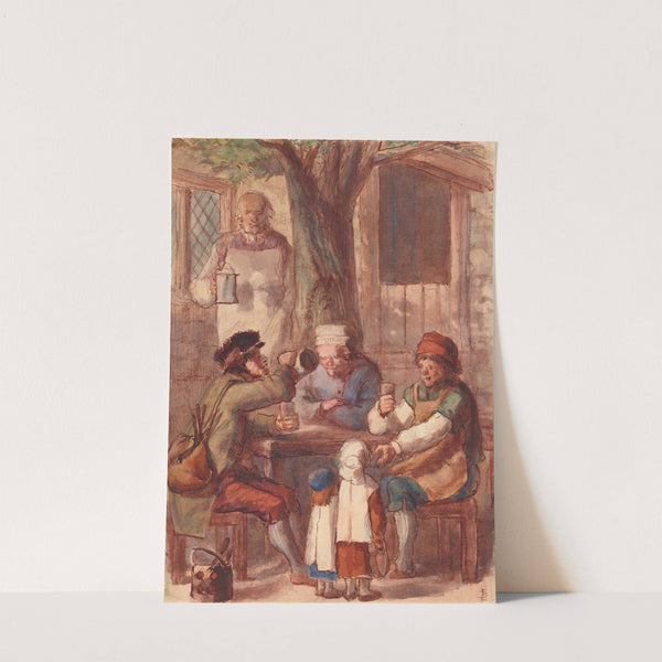 Cobblers and Tinkers are the Best Ale-Drinkers (1855) by Edward Dalziel