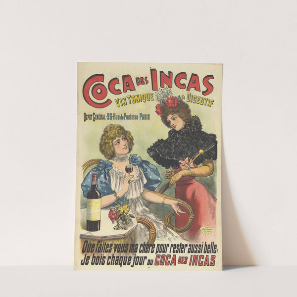 Coca des Incas vin tonique et digestif (1896) by Imp. Charles Lévy