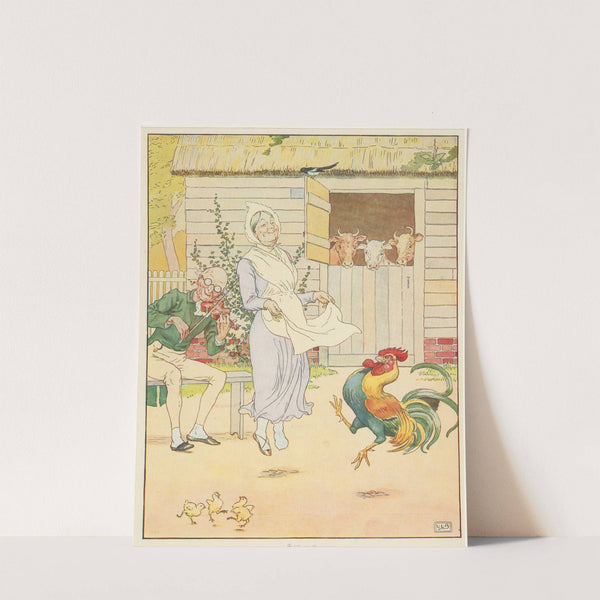 Cock-a-doodle-doo. by Leonard Leslie Brooke