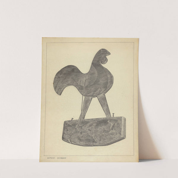 Cock Weather Vane by Gordon Sanborn