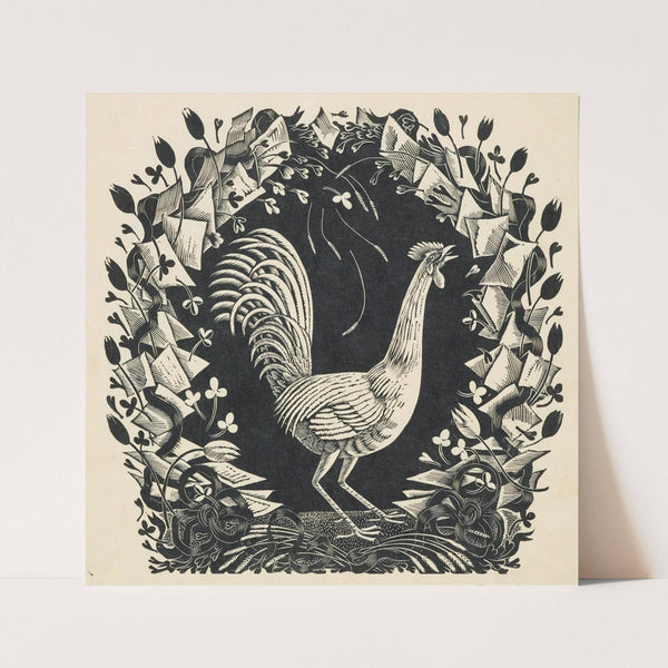 Cockerel (1931) by Eric Ravilious