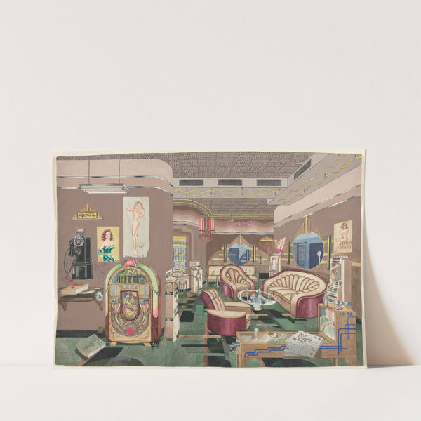 Cocktail Lounge, 1946 by Perkins Harnly