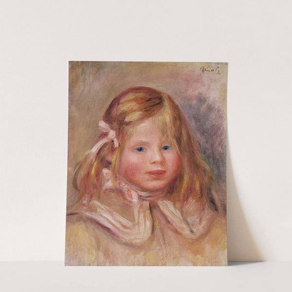 Coco au ruban rose by Pierre-Auguste Renoir