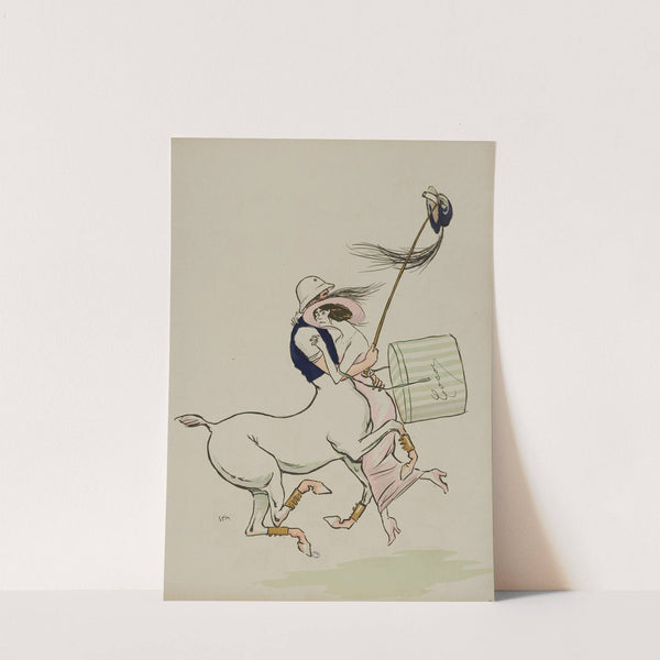 Coco ; Gabrielle Chanel, Arthur Capel (1913) by Georges Goursat (Sem)