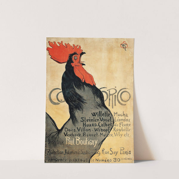 Cocorico by Théophile Alexandre Steinlen