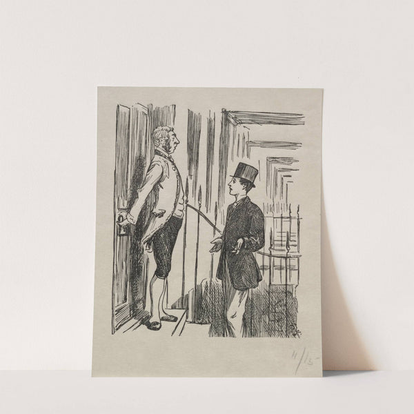 Coelebs in Search of a Mulready Envelope (1865) by George Du Maurier