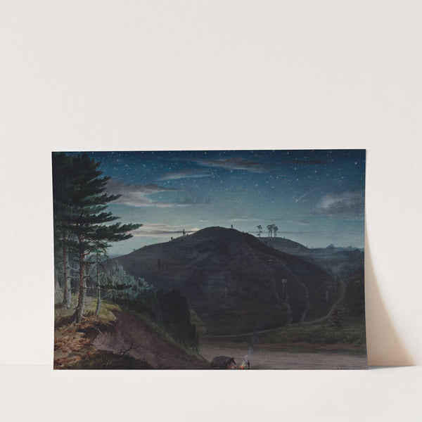 Cofton From Rednal, Moonlight by Elijah Walton