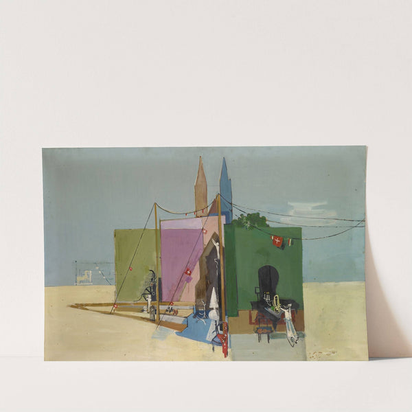 Coherences (Study for Wallpainting) by Walter Kurt Wiemken