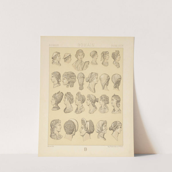 Coiffures (1876-1888) by Auguste Racinet