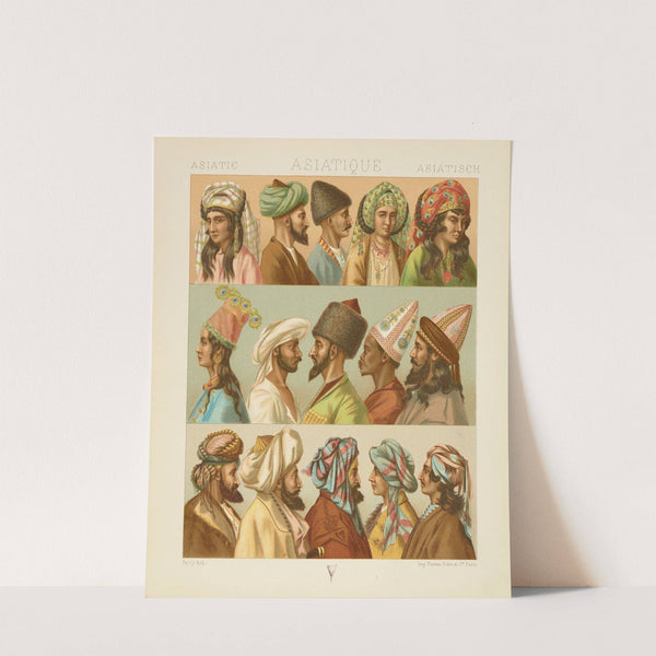 Coiffures – le turban (1876-1888) by Auguste Racinet