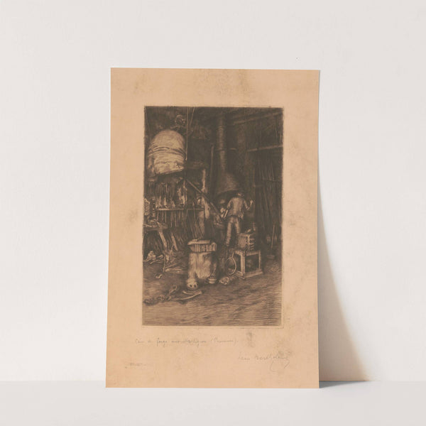 Coin de forge à Martigues (Provence) by Léon Bartholomé