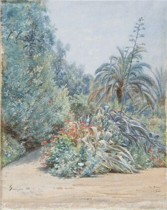 Coin de jardin, Villa Fremy