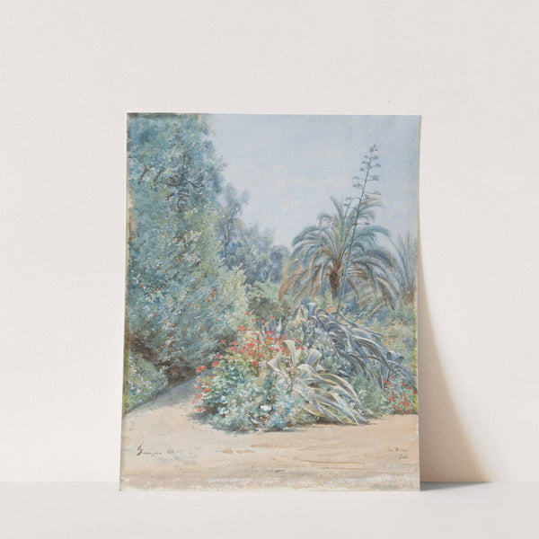 Coin de jardin, Villa Fremy (1881) by Francois-Louis Français