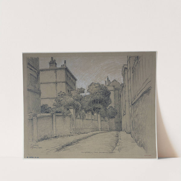 Coin de la rue de Norvins et de la rue Jean-Baptiste Clément by Ferdinand Boberg