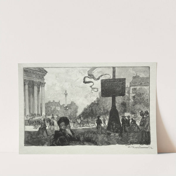 Coin de la Rue Royale (1890) by Auguste Louis Lepère