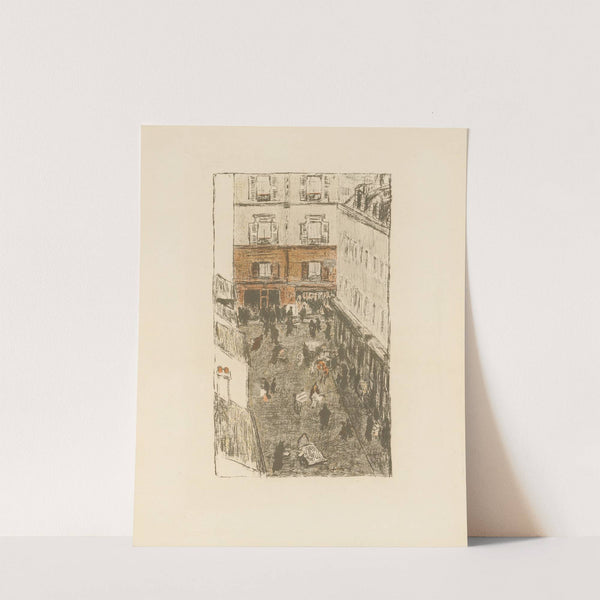 Coin de rue vue d’en haut (1899) by Pierre Bonnard