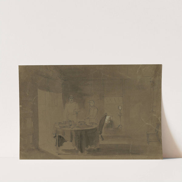 Col. Wards quarters by Alfred Rudolph Waud