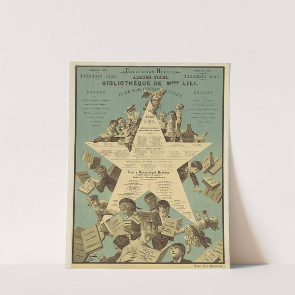 Collection Hetzel. Albums Stahl, Bibliothèque de M.lle Lili et de son cousin Lucien (1880) by Henri-Jules-Jean Geoffroy