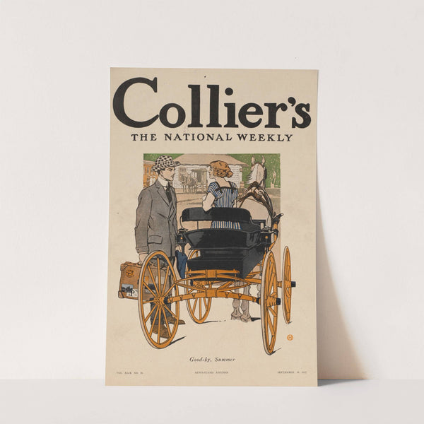 Collier's, the national weekly. Good-by, summer. by Edward Penfield