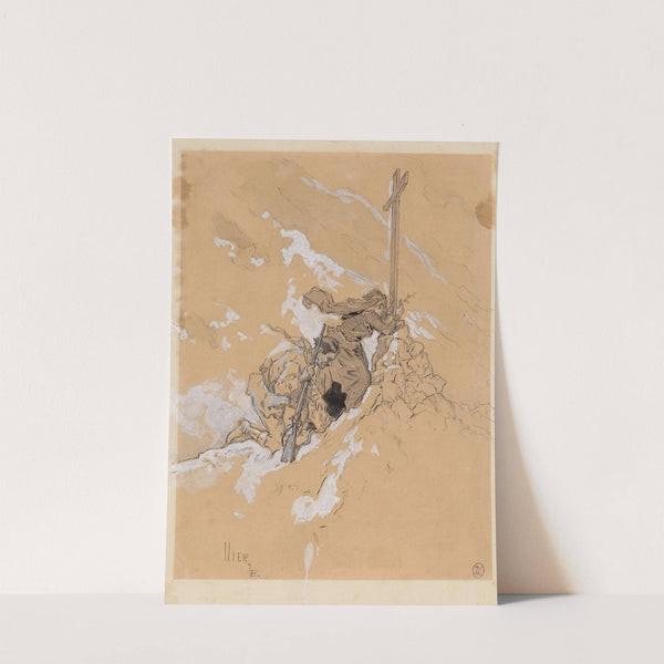 Colomba au calvaire by Daniel Urrabieta Vierge