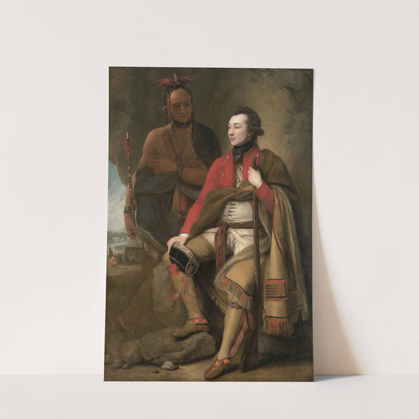 Colonel Guy Johnson and Karonghyontye (Captain David Hill) (1776) by Benjamin West