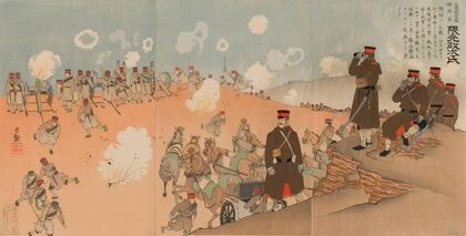 Colonel Kumamoto Masaji, Regimental Commander of the Imperial Guard Artillery (1904)