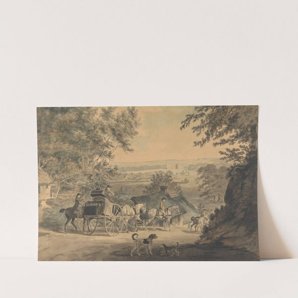 Colonel Thornton Driving Tandem on His Sporting Tour of Scotland by George Garrard