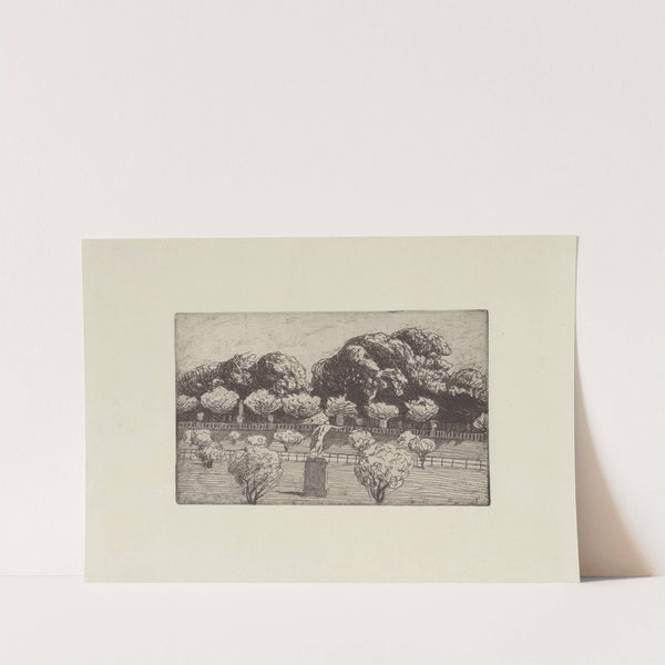 Colonnade du Luxembourg (1893) by Félix Vallotton