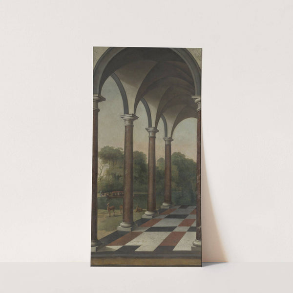 Colonnade giving onto a Park (1660 - 1673) by Barent Fabritius