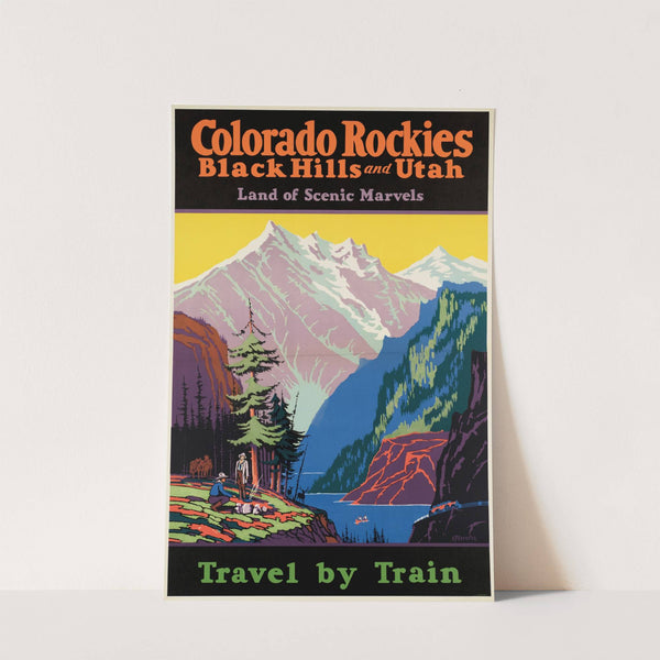 Colorado Rockies, Black Hills, and Utah. Land of scenic marvels. Travel by train by H.M. Veemstra