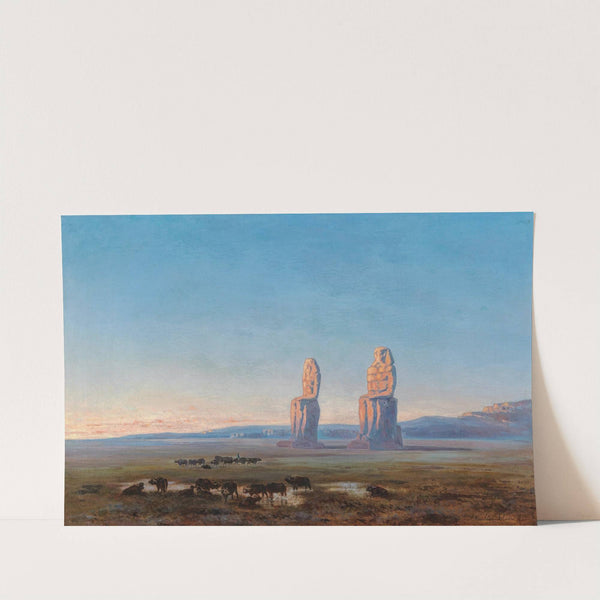 Colossi and Water Buffalo by Alfred Koechlin-Schwartz