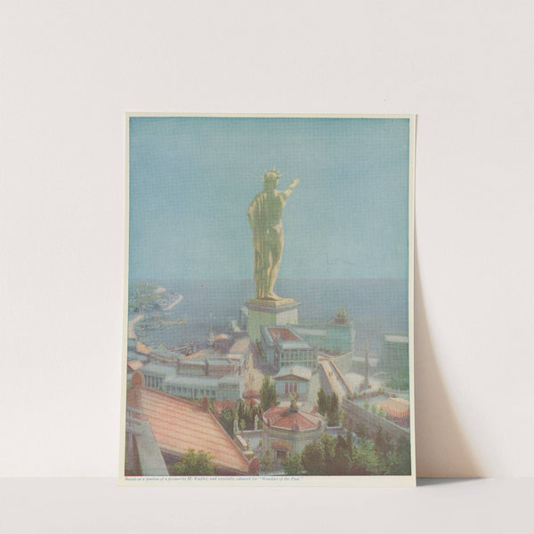 Colossus commemorating the heroism and deliverance of Rhodes (1924) by František Kupka