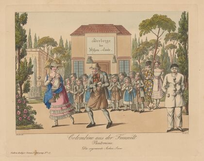 Colombine aus der Feenwelt, Pantomime, die sogenannte Aschen-Scene (1828)