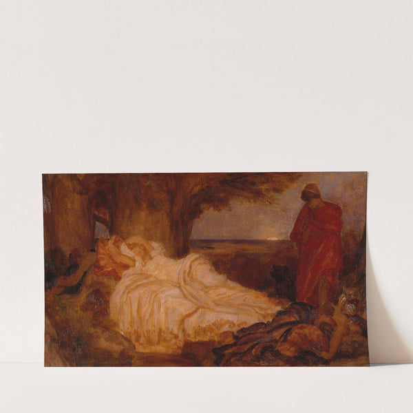 Colour study for ‘Cymon and Iphigenia’ (1884) by Frederic Leighton