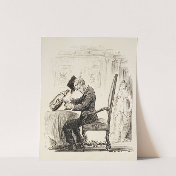 Columbia; Is he overdoing it (1917) by William Henry Walker