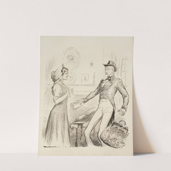 Columbia — Why, Uncle! And you never heard of the gold brick! (1919) by William Henry Walker