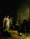 Columbus before the Queen