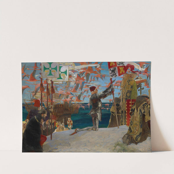 Columbus in the New World (1906) by Edwin Austin Abbey