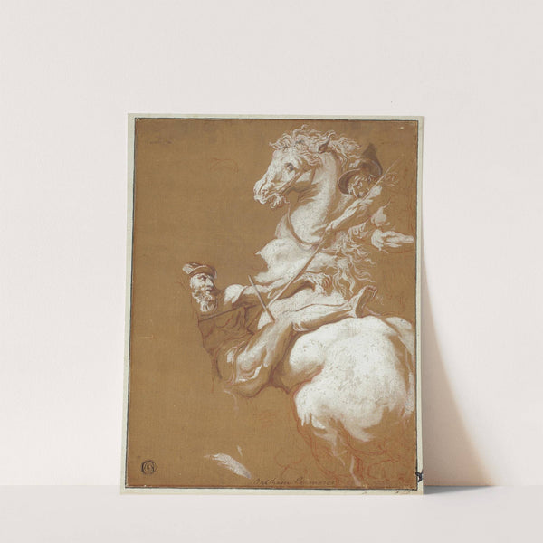 Combat Between Horseman and Footsoldier by After Balthasar Permoser