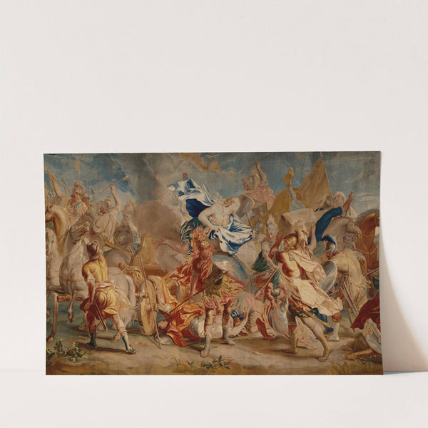 Combat between Menelaus and Paris by Charles Le Brun