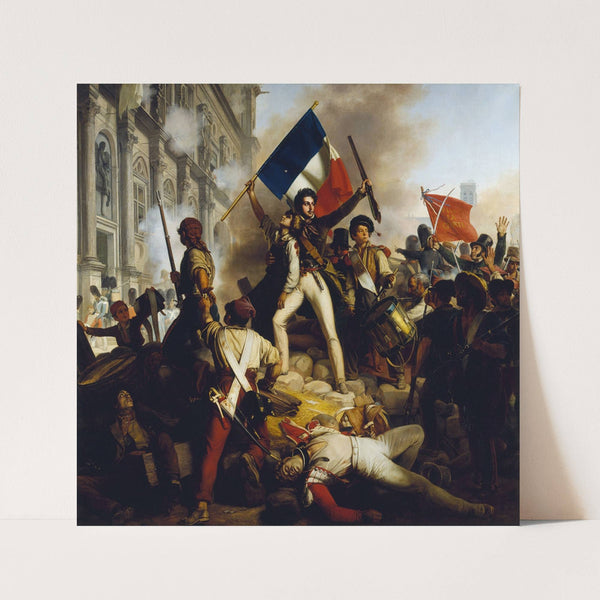 Combat devant l’Hôtel de Ville le 28 juillet 1830 (1833) by Jean-Victor Schnetz