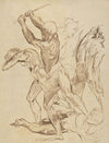 Combat of Nude Men, after Raphael (ca. 1823)