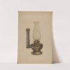 Combination Lamp-Candle Holder by Sydney Roberts