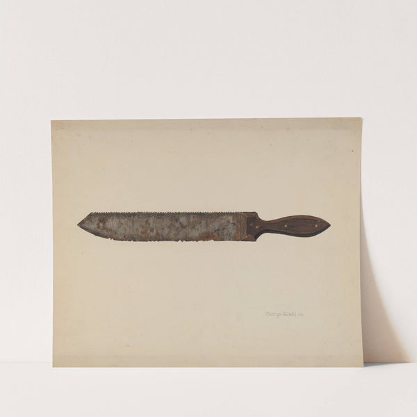Combination Saw-Knife (1938) by George Roehl