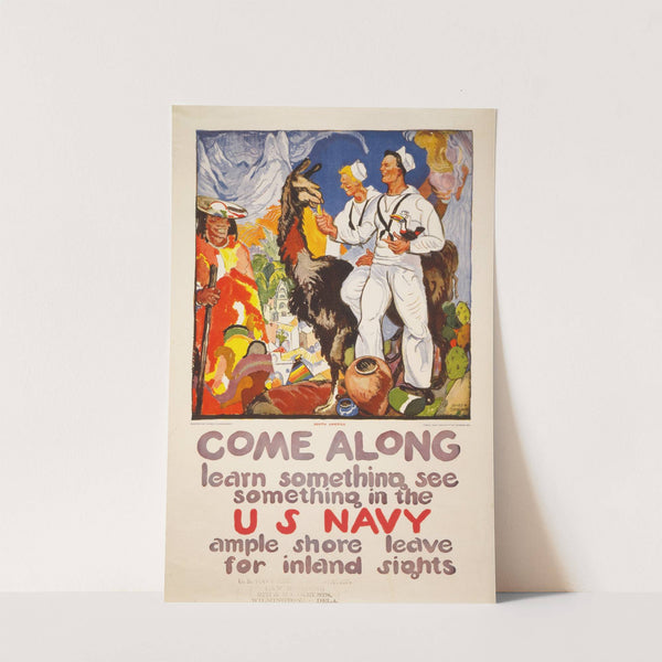 Come along - learn something, see something in the U.S. Navy by James Henry Daugherty