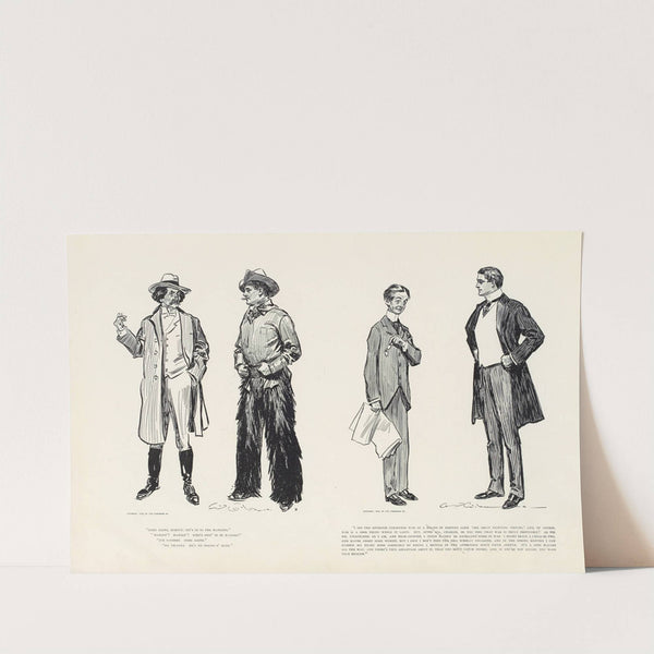 ‘Come along, Martin, Let’s go to the hanging’ (1900) by Charles Dana Gibson